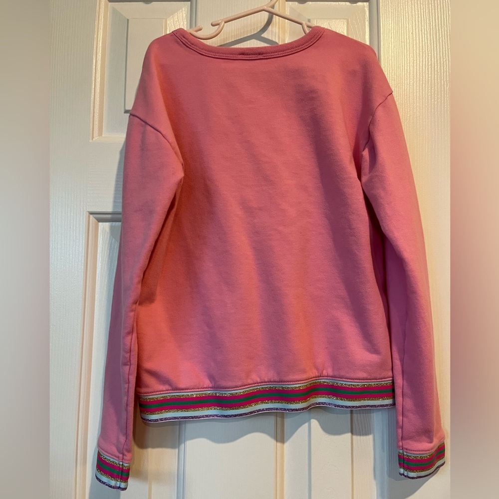 J. crew girls pink sweatshirt size M - Picture 6 of 6